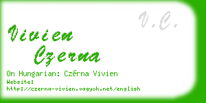 vivien czerna business card