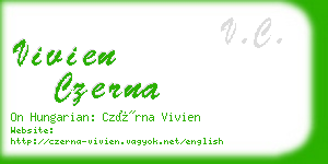 vivien czerna business card